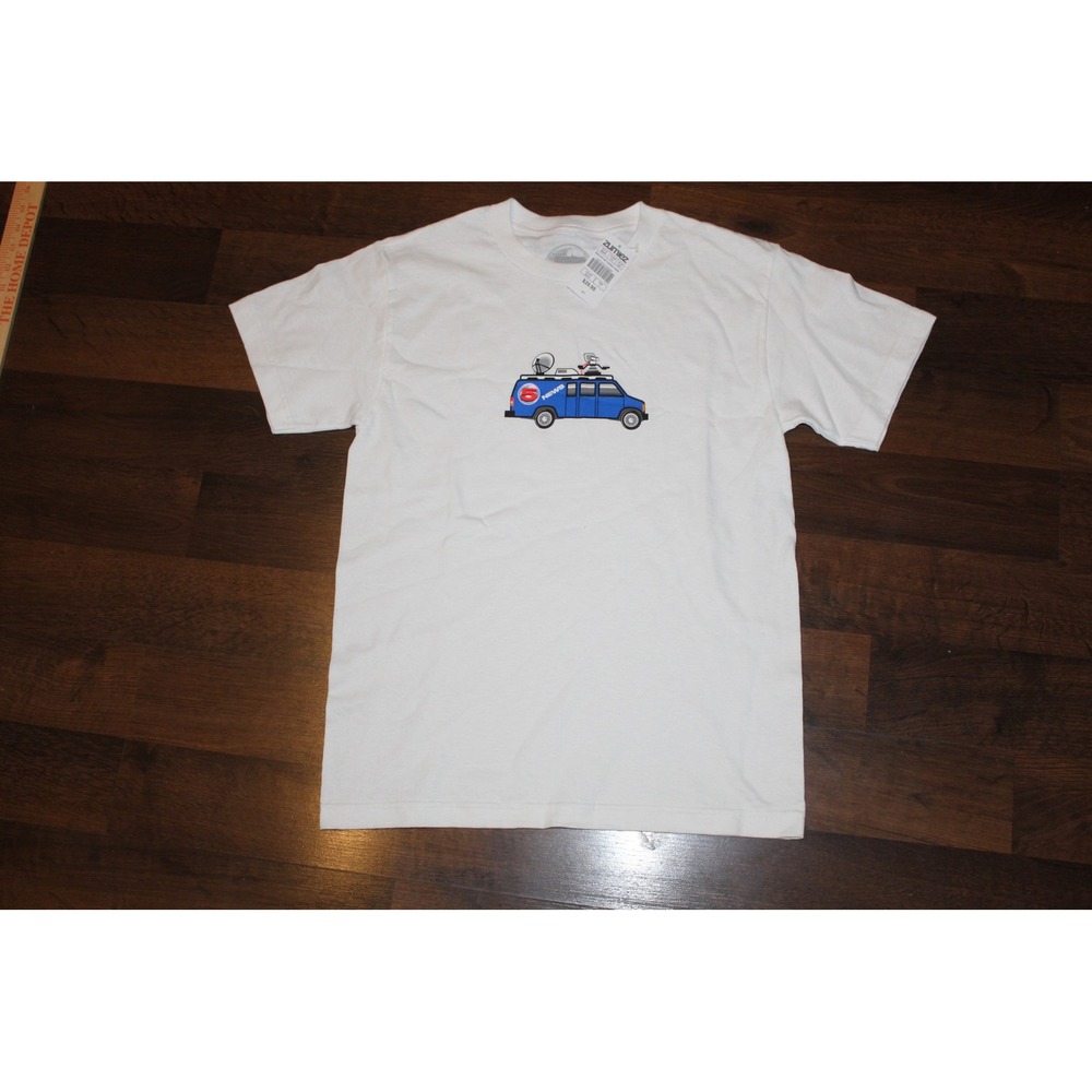 Zumiez Channel 5 News Van Graphic‎ Print Crew Neck Short Sleeve T-Shirt Small